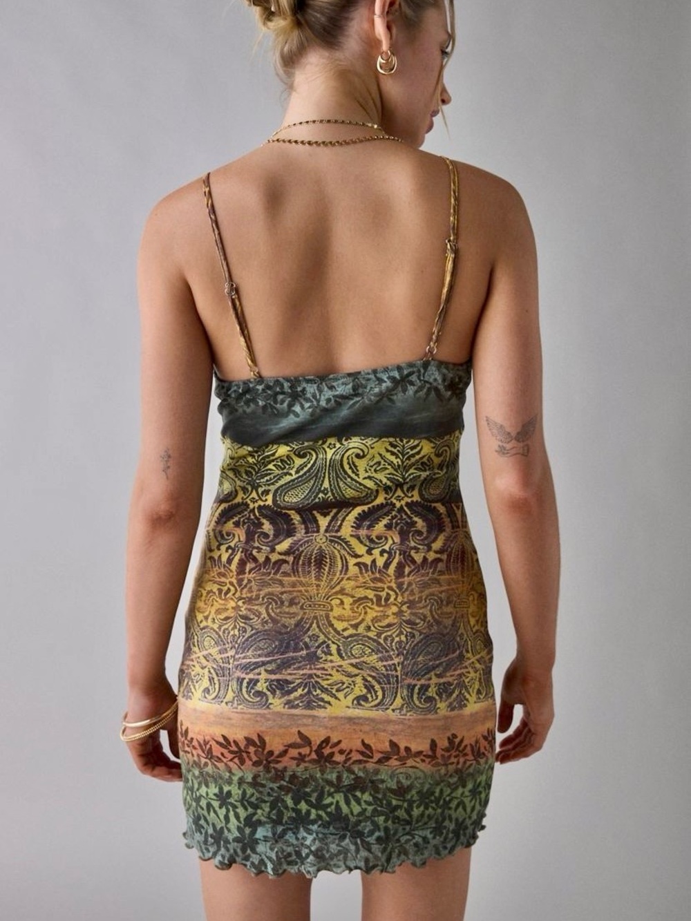 Urban Outfitters Urban Renewal Paisley Slip Dress - Picture 3 of 6